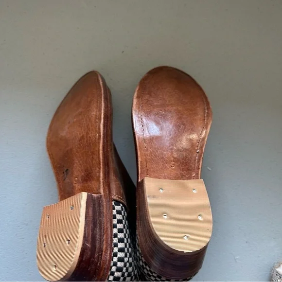 The Root Collective Espe leather and woven textile ankle boots. - Picture 10 of 13